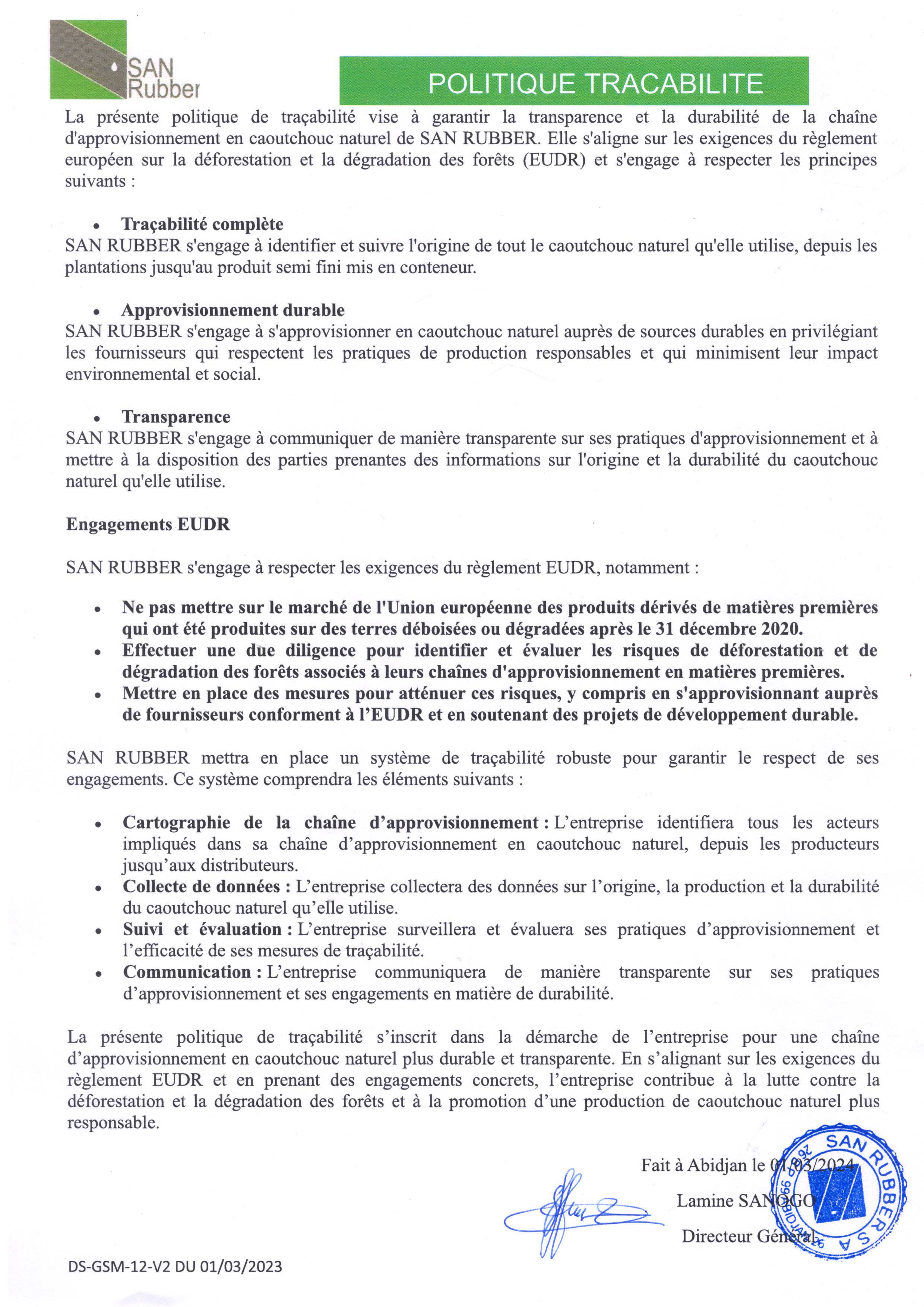 Preuve de qualité